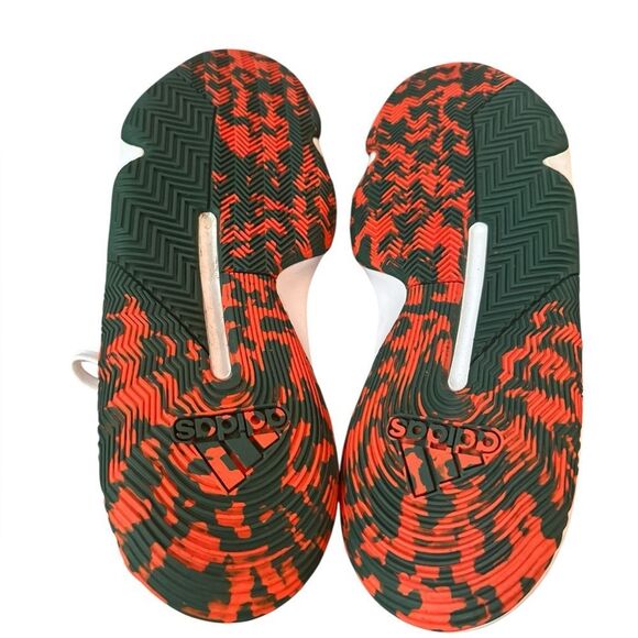 Adidas Miami Hurricanes Pro Bounce 2019 Low Men Basketball Shoes EE3893 US 10 - Picture 8 of 10